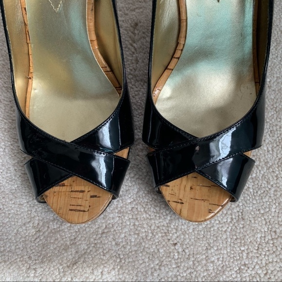 Guess Patton Leather Open Toe Hi-Heel Sandals - Picture 5 of 10